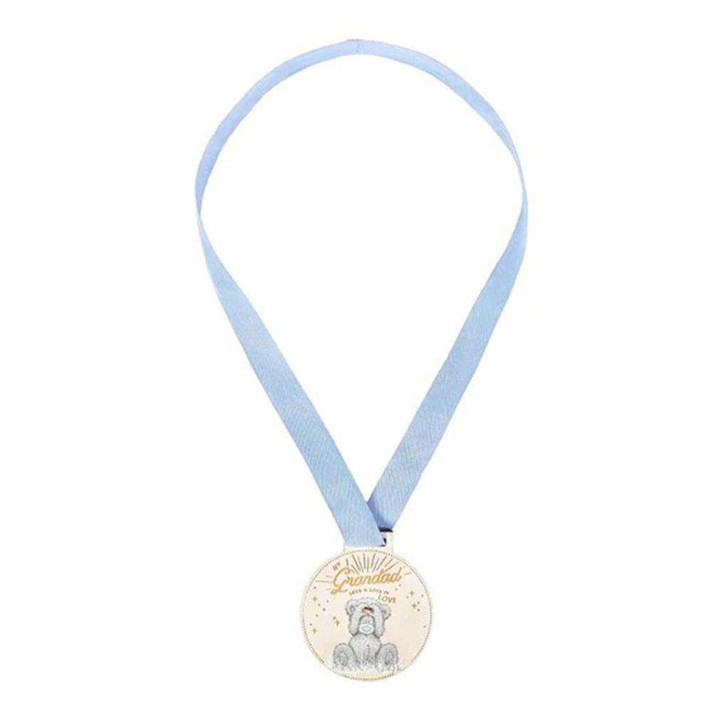Grandad Me to You Bear Keepsake Wooden Medal Extra Image 1